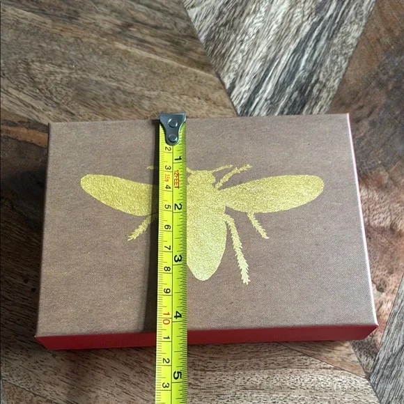 Red and Gold Bee Note Card Set - Picture 10 of 11